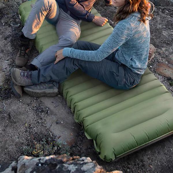 Extra Thick 10cm Sleeping Mat Portable Outdoor Sleeping Mattress For Hiking