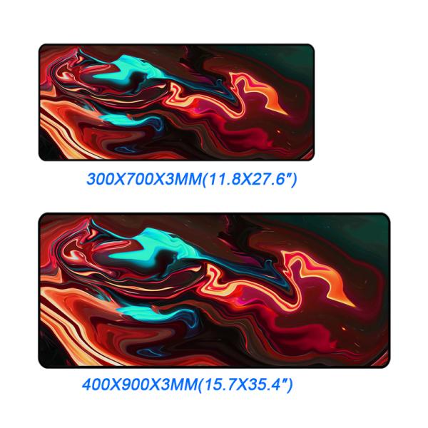 Stock Custom Sublimation Logo XL XXL Large Computer Keyboard Liquid Deskpads Deskmats Rubber Mouse Game Mats Desk Pad Gaming Mousepad