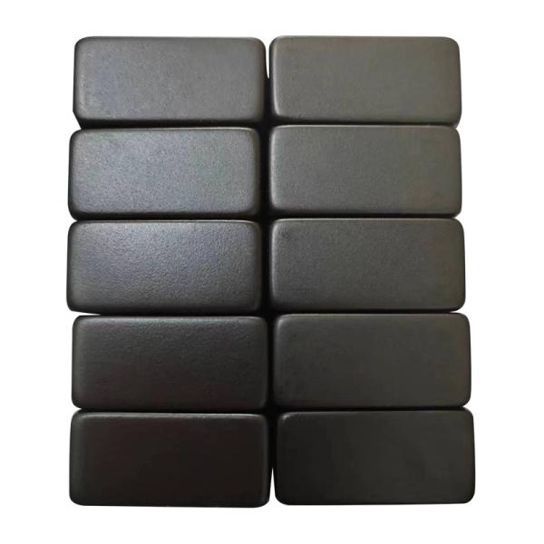 NdFeB rare earth magnet high performance shape square black epoxy coating strong magnet