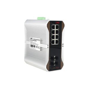 Industrial 12 Port 10G Uplink Managed PoE Switch With IEEE802.3af/At PoE Standard