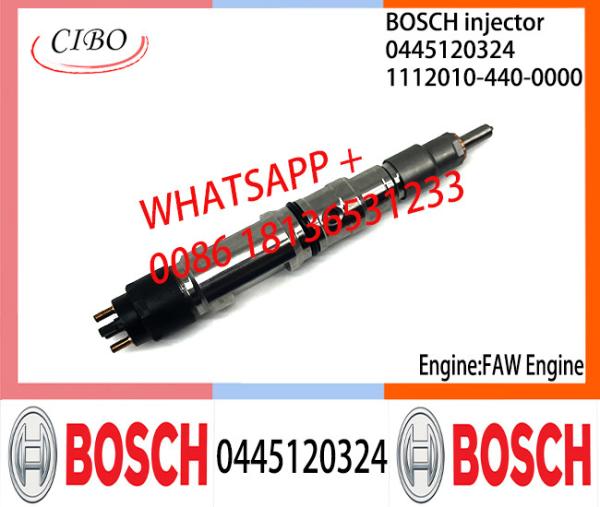 BOSCH 0445120324 Neutral Diesel Fuel Injector Assembly 0445120324 1112010-440-0000 For FAW Engine