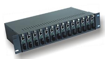 14 Slots 16 Slots Unmanaged Media Converter Chassis 10/100M Rack Mounted Chassis