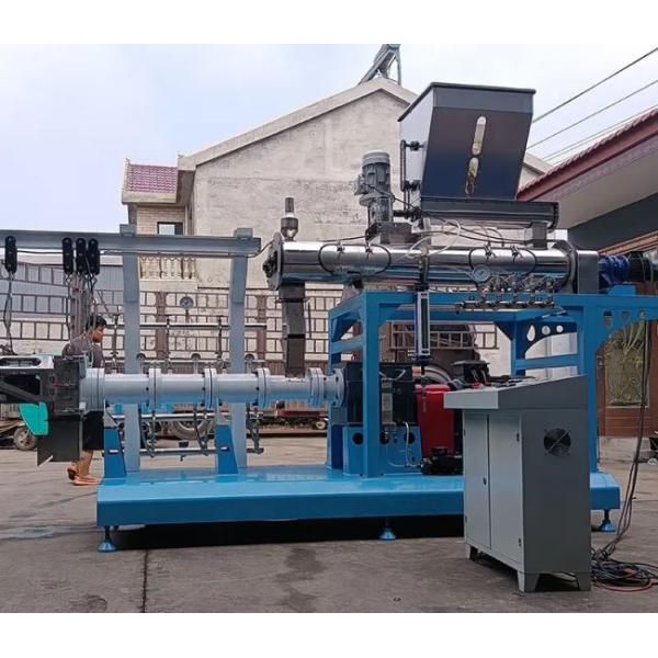 Twin Screw Floating Fish Feed Extruder Machine Aquatic Animal Feed Extruder
