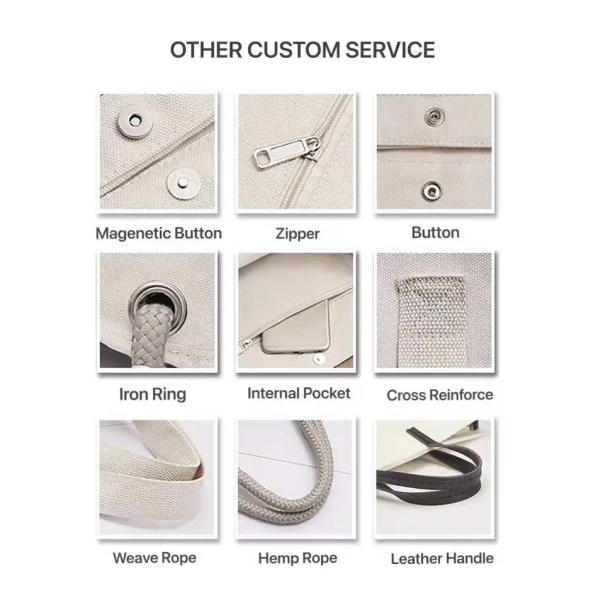 Сумка Tote моды тела изготовленных на заказ женщин логотипа взаимным напечатанная холстом с внутренними карманами