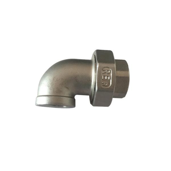 Astm Standard Stainless Steel Pipe Fitting Bpt Or Npt Threaded 2 Mpa Pressure Elbow Union
