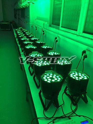 15-60 Degree Zoom 15w 18pcs Rgbwa 5in1 Dmx Led Par Cans Light WIth 1 Year Warranty