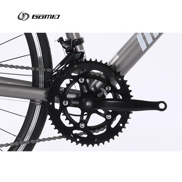 GOMID Simulated Carbon Fiber Racing Bike Hybrid Alloy Road Bicycle with Sealed Bearing Bottom Bracket