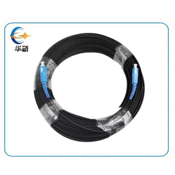 Lszh Pre-connectorized Sc Upc Apc 1 2 Core Indoor or Outdoor FTTH Fiber Optic Drop Cable Patch Cord