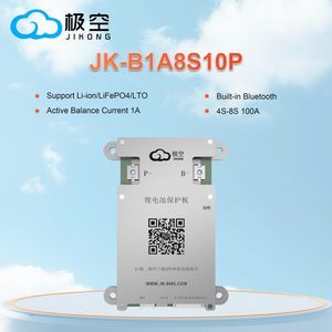 Jk BMS B1a8s10p BMS Heat Canbus 4s 5s 6s 7s 8s 12V 24V Battery with 1A Active Balance BMS LiFePO4 Li-ion Lto