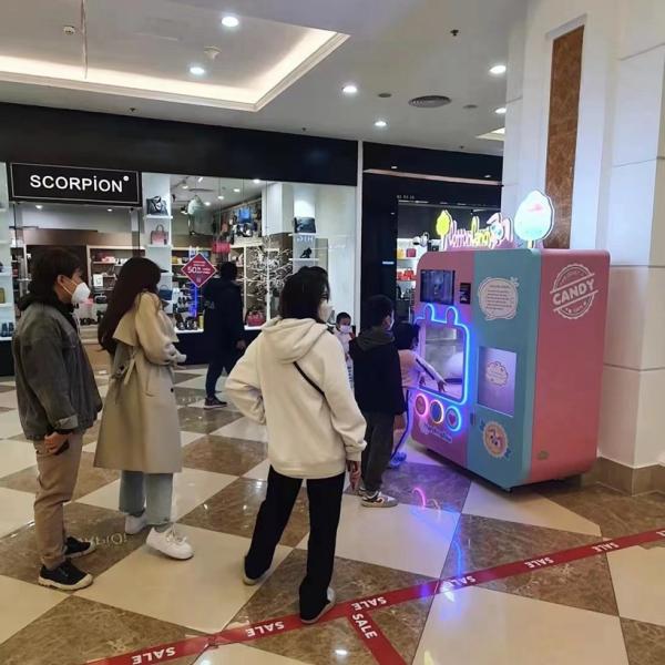 Двойное сопло чистит никтой умный торговый автомат машины зубочистки конфеты полностью автоматический