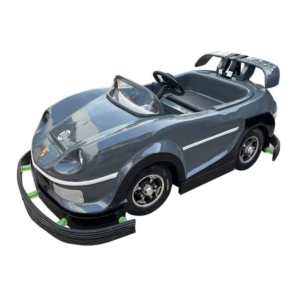 Fiberglass Children'S Adult Bumper Cars Battery Park Rides With Vibrant LED Lights