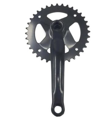 Hot sale Black color bicycle chainwheel and crank 38T 170MM. City Bike Lady Bike sprocket.