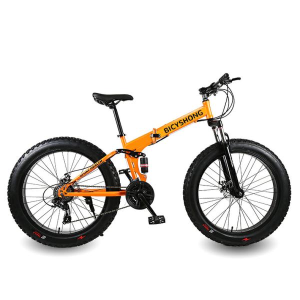Steel Frame 26inch Folding Bike 21/24/27/30 Speed Disc Brake Foldable Cycle For Adult 29