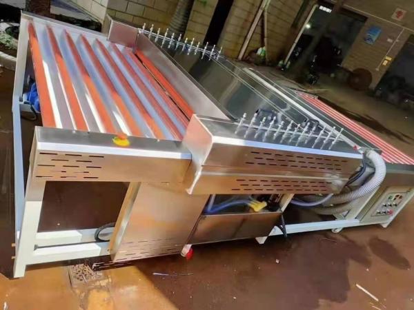 Máquina de secagem de lavagem de vidro horizontal com projeto e certificação PCI