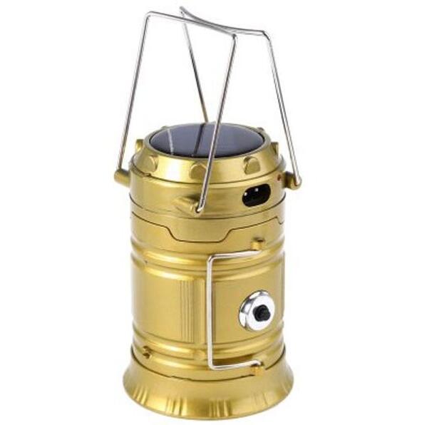 4W 350LM LED Outdoor Search lights 6 X 3528 SMD Rechargeable Solar Collapsible