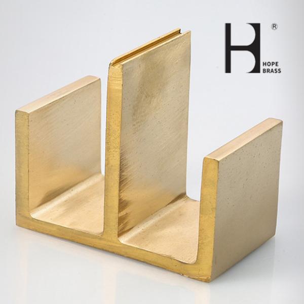 Heatproof Brass T Profile , Hpb58-3 Metal T Profile SGS Approved