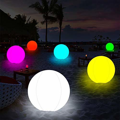 40CM Inflatable LED Glow Ball with 12-Color Remote Control for Indoor/Outdoor Events