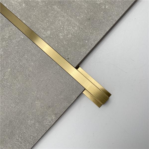 Square Shape Decor Trim Ss Tile Edge Trim Stainless Steel Finishing Tile Trim