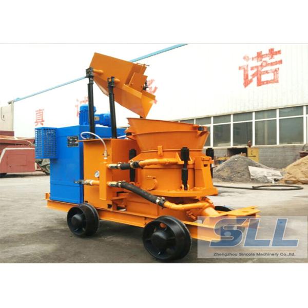 Concrete spraying equipment parts shotcrete nozzle placed on the spray head seat
