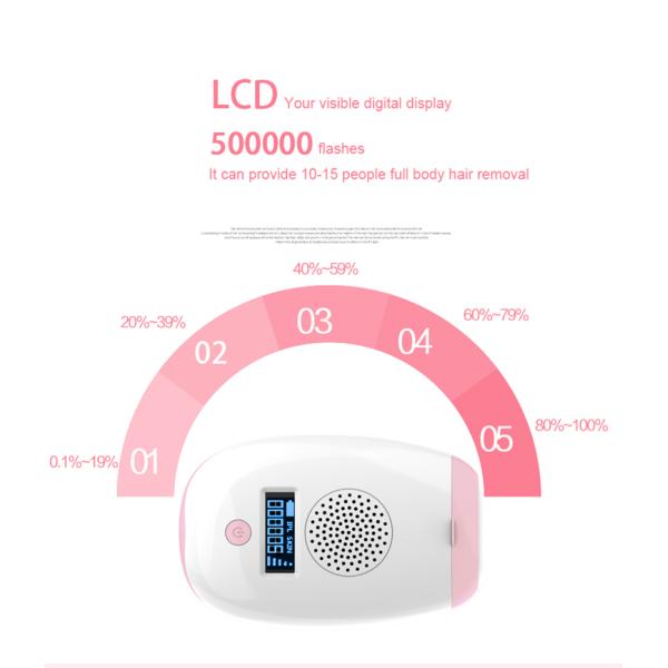 Rechargeable Wireless Professional Laser Hair Removal Machine 300000 Pulses For Adult