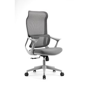 Adjustable Height Computer Desk Chair with Ergonomic Design Swivel Base and Durable PP Materials for Office Comfort