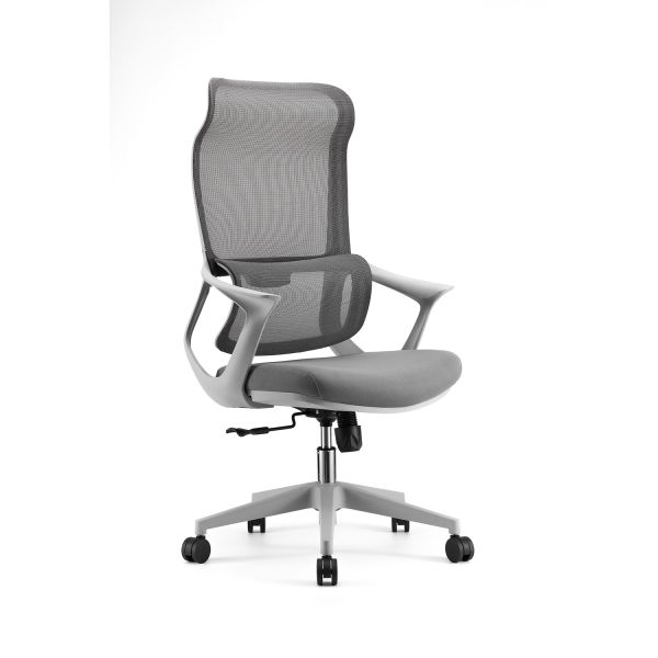 Adjustable Height Computer Desk Chair with Ergonomic Design Swivel Base and Durable PP Materials for Office Comfort