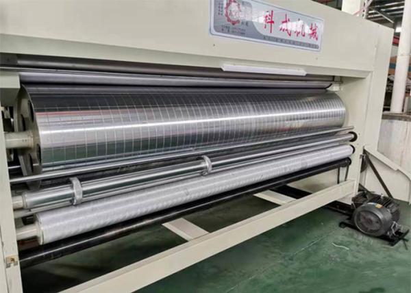 Semi Auto 2 Color Flexo Printer Slotter Machine Chain Feeding KC-L 1630
