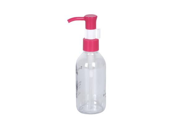 2oz 4oz PET remover maquiagem frasco dispensador com tampa de parafuso bomba de pressão garrafa de óleo