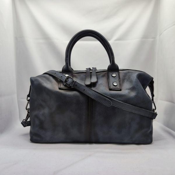 Tipo aberto bolsas de couro genuínas do zíper para as mulheres e os homens FGRE01