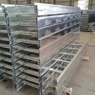 Wall Or Floor Mounted Hot Dip Galvanized Cable Tray Width 50mm-1000mm For Versatile Cable Management