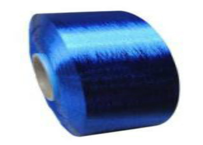Blue Color Full Dull Polyester Yarn Ring Spun 100D/72F AA Grade High Strength