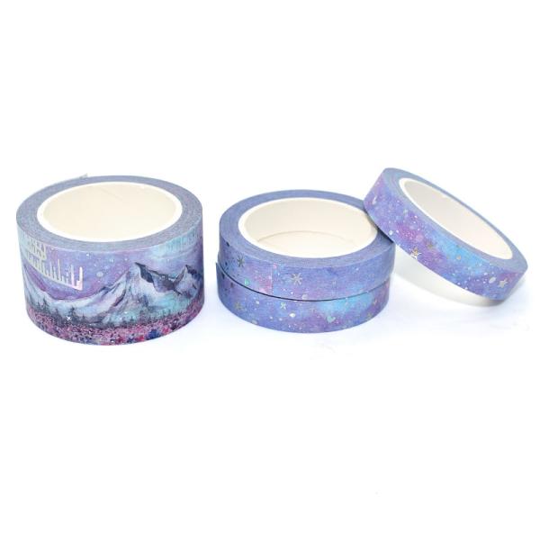 Custom Adhesive Self Masking Washi Tape For Bullet Journals Decoration