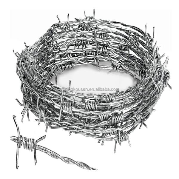 50kg Barbed Wire Roll Two Wire Twist 1.5-3cm Barb Length for Customer Requirements