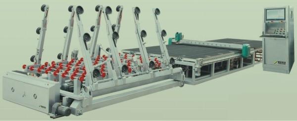 Fully Automatic Double Glass Cutting Line Certified by ISO for Cutting and Crushing