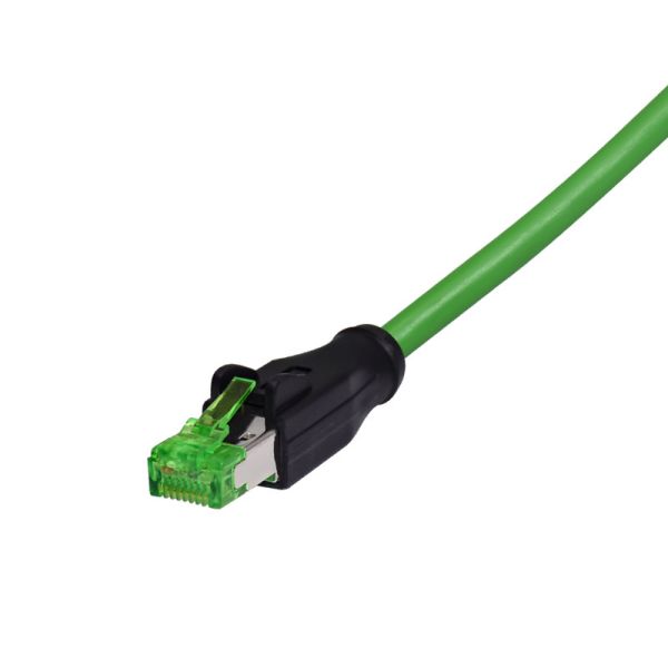 Водоустойчивое Cirtular D-закодированное M12 к RJ45 гибкому проводу кабеля ethernet RJ45 с соединителем M12