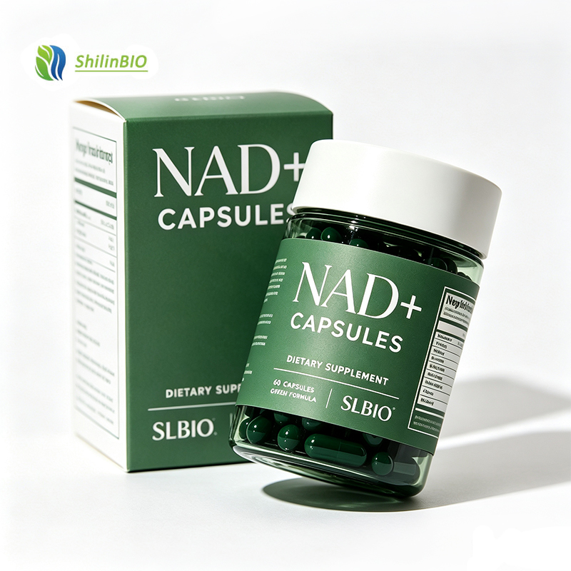 SLBIO Supply OEM Private Label NAD+ Liposomal Capsules Pure NAD+ Health Supplement for Cellular Energy Support 60/90/120 NAD Capsules