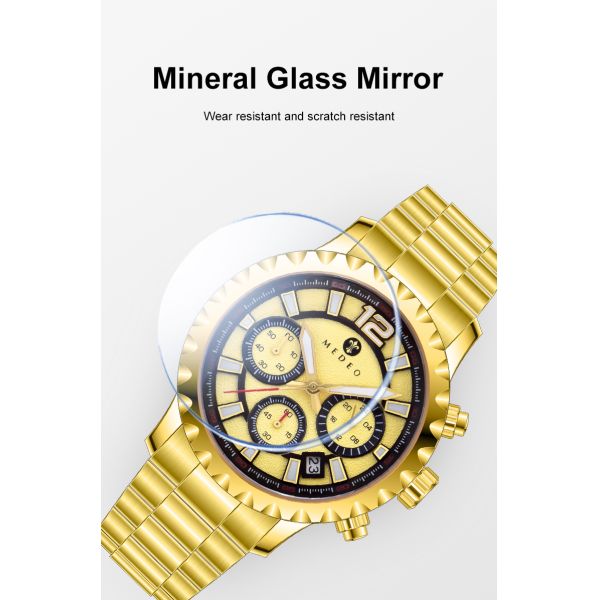 Business Gold/silver Quartz Watch · OEM/ODM | 5ATM Water Resistant