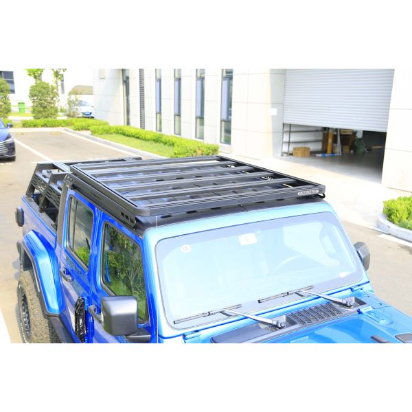 Jeep Gladiator JT Roof Rack Kit with Black Powder Coating and 200kg Load Capacity