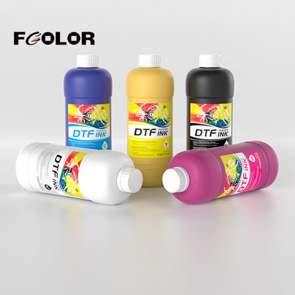FCOLOR Premium DTF Ink for High Speed 60cm Dual Printhead Direct to Film Printing with DTF Printer Heat Press Transfer