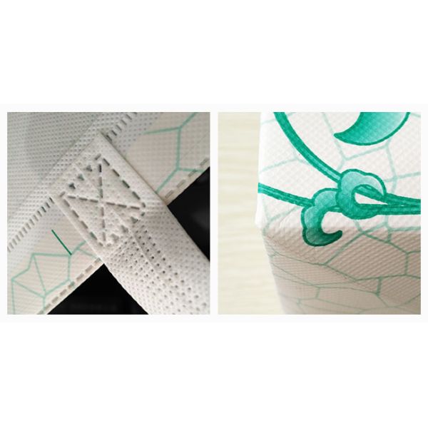 Экологическая дружелюбная складная не сплетенная сумка 65Gsm Biodegradable