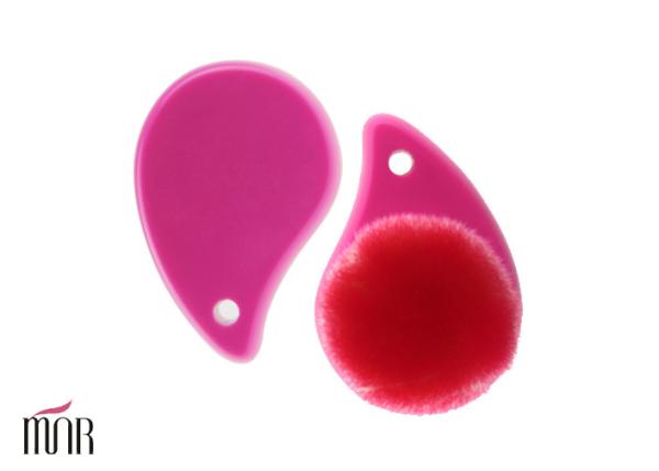 Soft Red Cute Top Rated Facial Cleansing Brush For Sensitive Skin