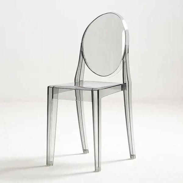 Nordic Polypropylene Acrylic Chiavari Chair Black Hotel Furniture