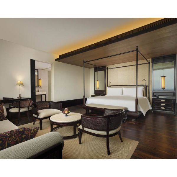 Тропический роскошный праздник/курортный отель на мебелях острова естественных тематических твердых деревянных винтажных