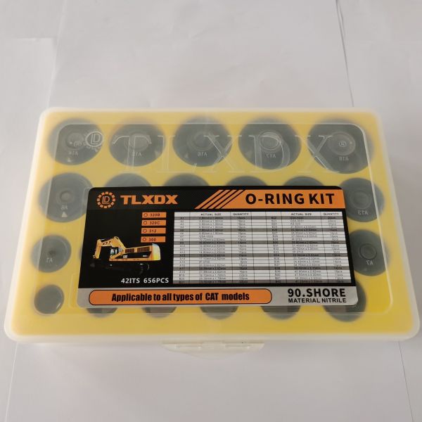 набор колцеобразного уплотнения набора CAT320B CAT320C CAT312 CAT300 колцеобразного уплотнения CAT 656Pcs гидравлический