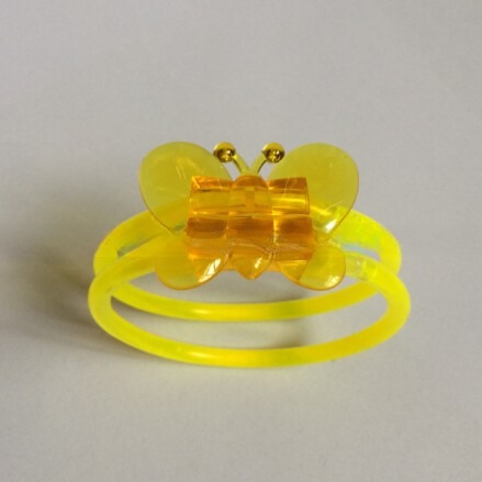 Halloween Supplies Colorful Butterfly Glow Stick Bracelets for Bar Occassion 5*200mm