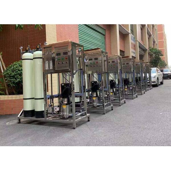 20ft Containerized RO Water Treatment System / Fiber Glass Purification Water Plant