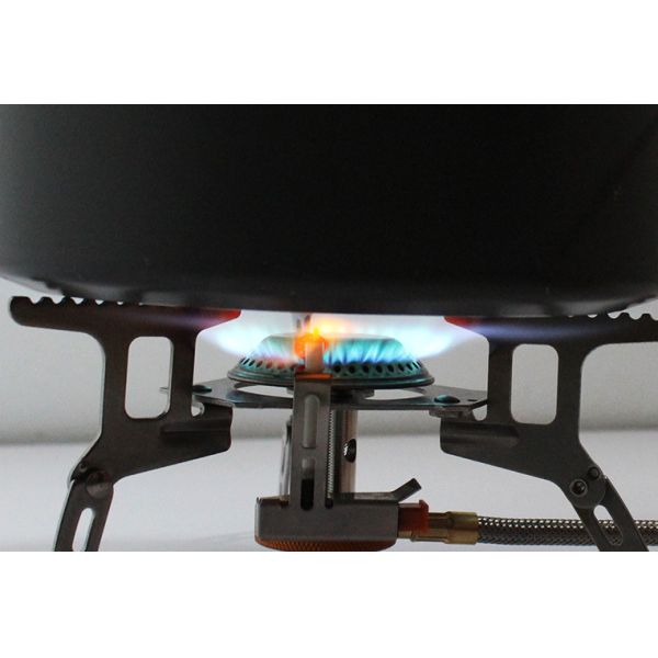 Электронная газовая плита 18x7.5cm зажигания 3500W на открытом воздухе располагаясь лагерем