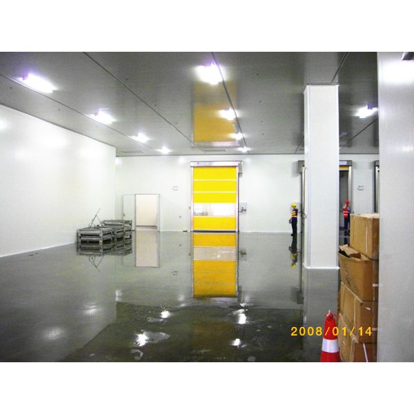 Porta de aço galvanizado de alta velocidade com proteção de ombro