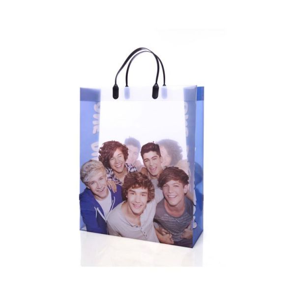Clear Cartoon Polyethylene Plastic Bags , Customized Printing Garment Packing Bags