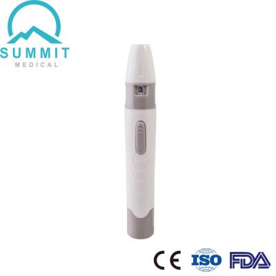 Lanceta de sangue Lancing indolor Pen With do dispositivo 5 profundidades ajustáveis